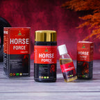 Kapilveda Horse Force Stamina Combo (1 Tablets Bottle + 1 Super Oil FREE) - 100% Ayurvedic Men's Wellness Kit