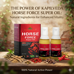 Kapilveda Horse Force Super Oil for Men (25ml - Pack of 2) - 100% Natural Ayurvedic Massage Oil Combo